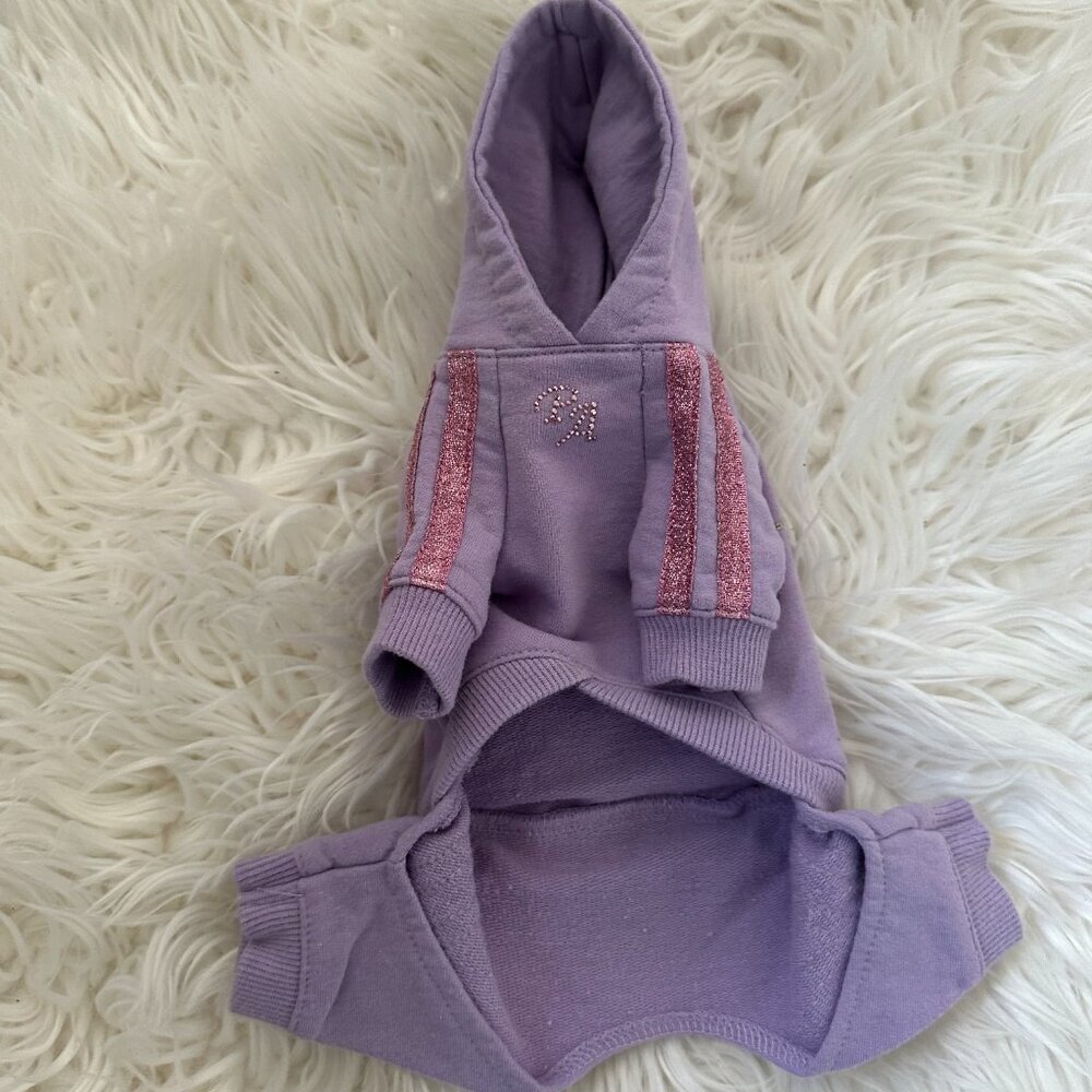 Pet Clothes Pink "Puppy Angel" Jumpsuit for small dog (XS) - Picture 4 of 8